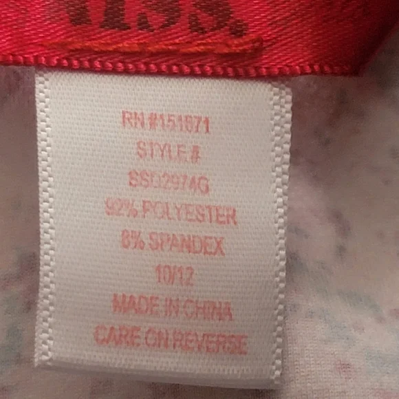 1st Kiss Girls M & L short Sleeve Casual Dresses - Picture 5 of 6